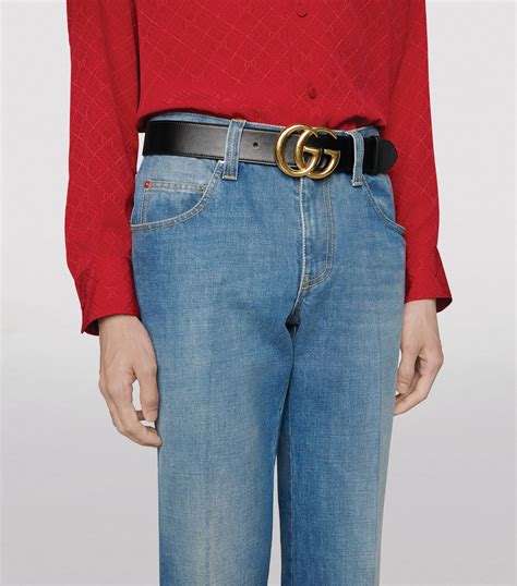 that back tooth watching you buy a gucci belt|GG Marmont thin belt with crystals .